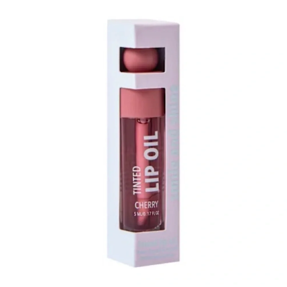 Tinted Lip Oil - Cherry  - Smile and Shine - New in Sealed Box